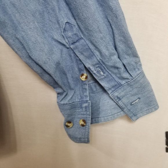 Vtg Express Riders Men's Western Colorblock long sleeve Shirt Size XL - Picture 12 of 13